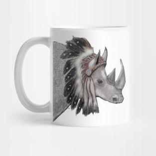 rhino indian Mug